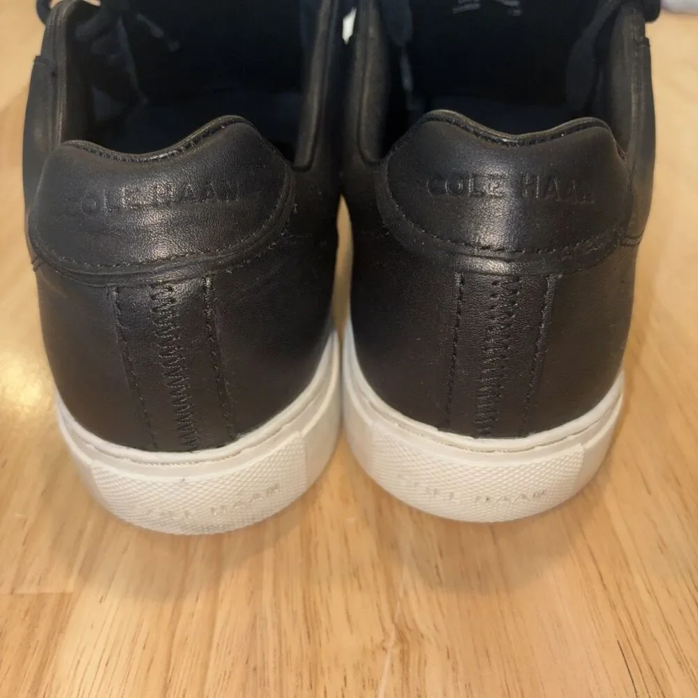 Cole Haan Grand Crosscourt Traveler Sneaker Shoes 9.5M Leather Black